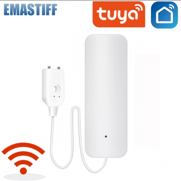 Tuya Alarm System for Home, Autonomous Water Leak Sensor with Wi-Fi