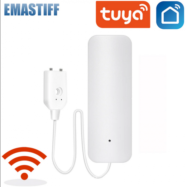 Tuya Alarm System for Home, Autonomous Water Leak Sensor with Wi-Fi